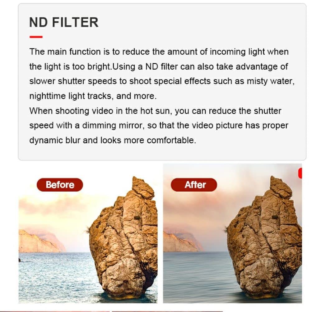 3-in-1 ND Filter Set for DJI Mini 3 Pro (ND16, ND64, ND256) (view 5)