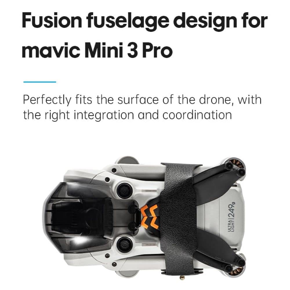 Mini 3 Props Holder For DJI Mini 3 Pro Propeller Holder PU Leather Strap Holding Accessories GetZget