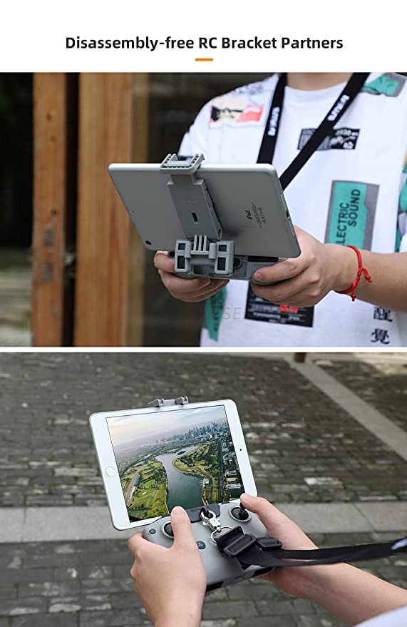 Foldable Tablet Holder with Lanyard for DJI RC-N1/N2/N3 Remote Controllers (view 5)