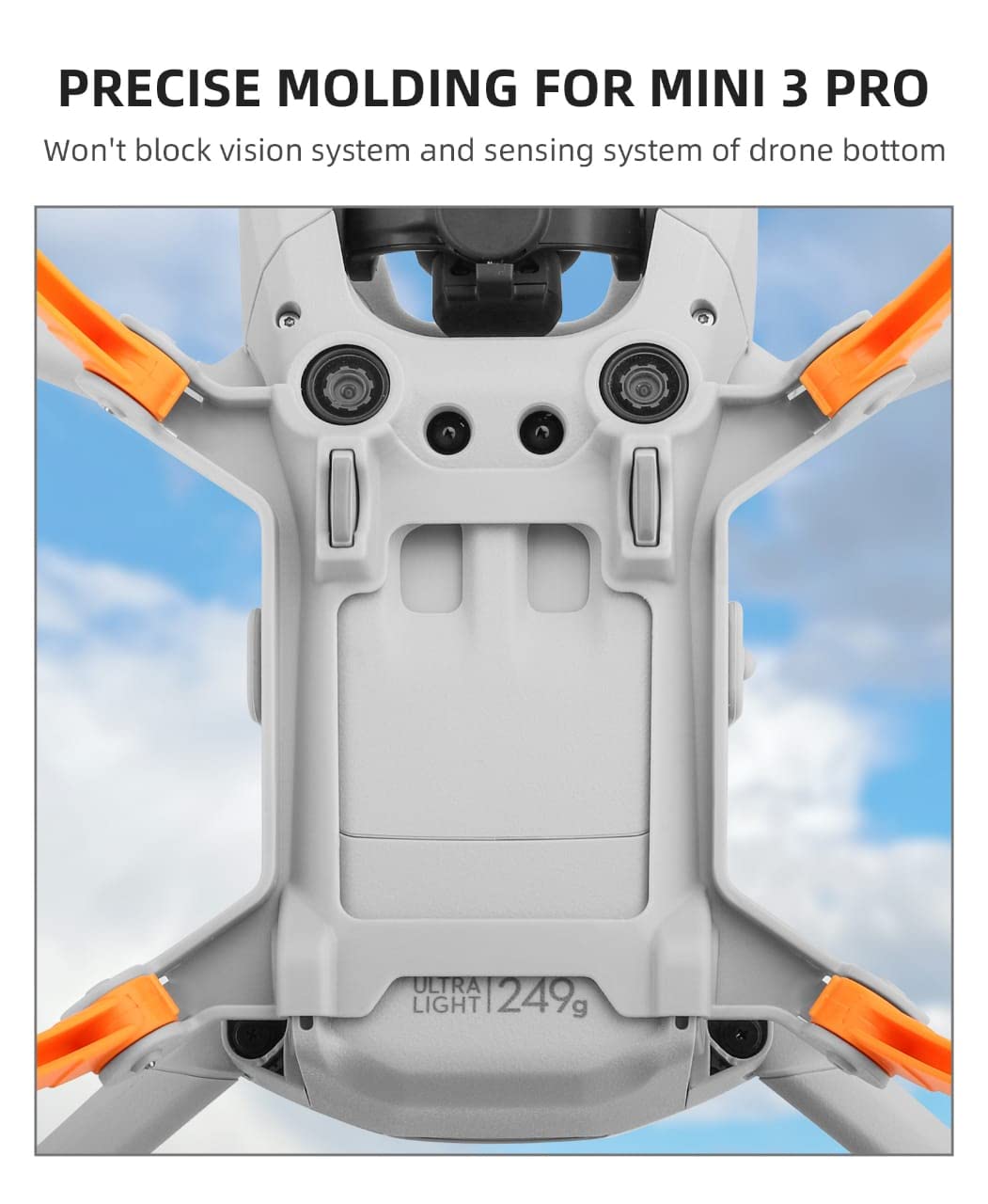 Height Extender For DJI Mini 3 Pro Spider Landing Gear Foldable Accessories GetZget