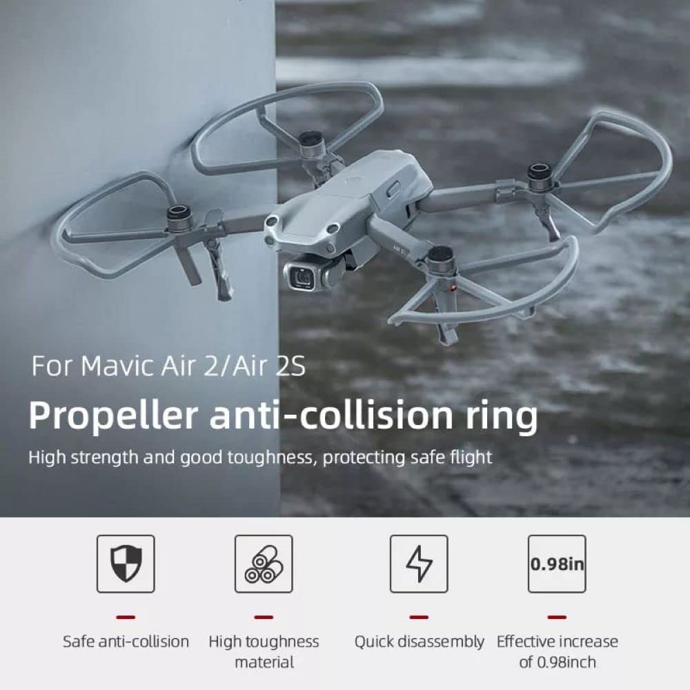 Propeller Guard For DJI Mavic Air 2/ Mavic Air 2S Propeller Guard with inbuilt Height Extender GetZget