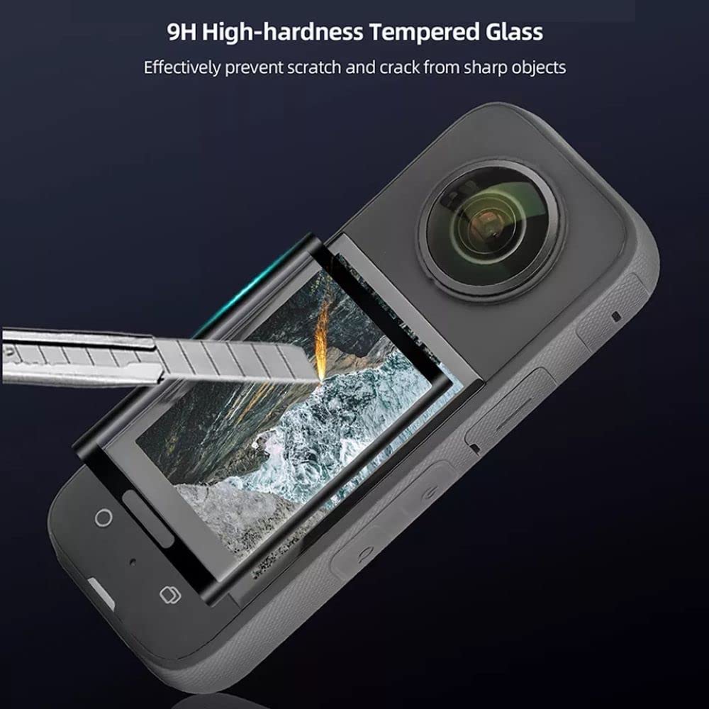 Tempered Glass for Insta360 One X3 Screen Protective Accessories (2 Glasses) GetZget