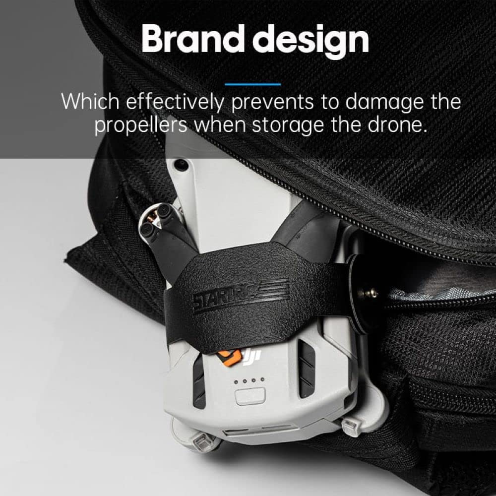 Mini 3 Props Holder For DJI Mini 3 Pro Propeller Holder PU Leather Strap Holding Accessories GetZget