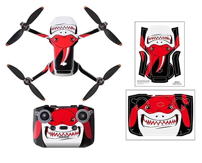 Drone & Remote Controller Decal Vinyl Skins Cover Scratch-Proof Skin Sticker for DJI Mavic Mini 2 Accessories GetZget
