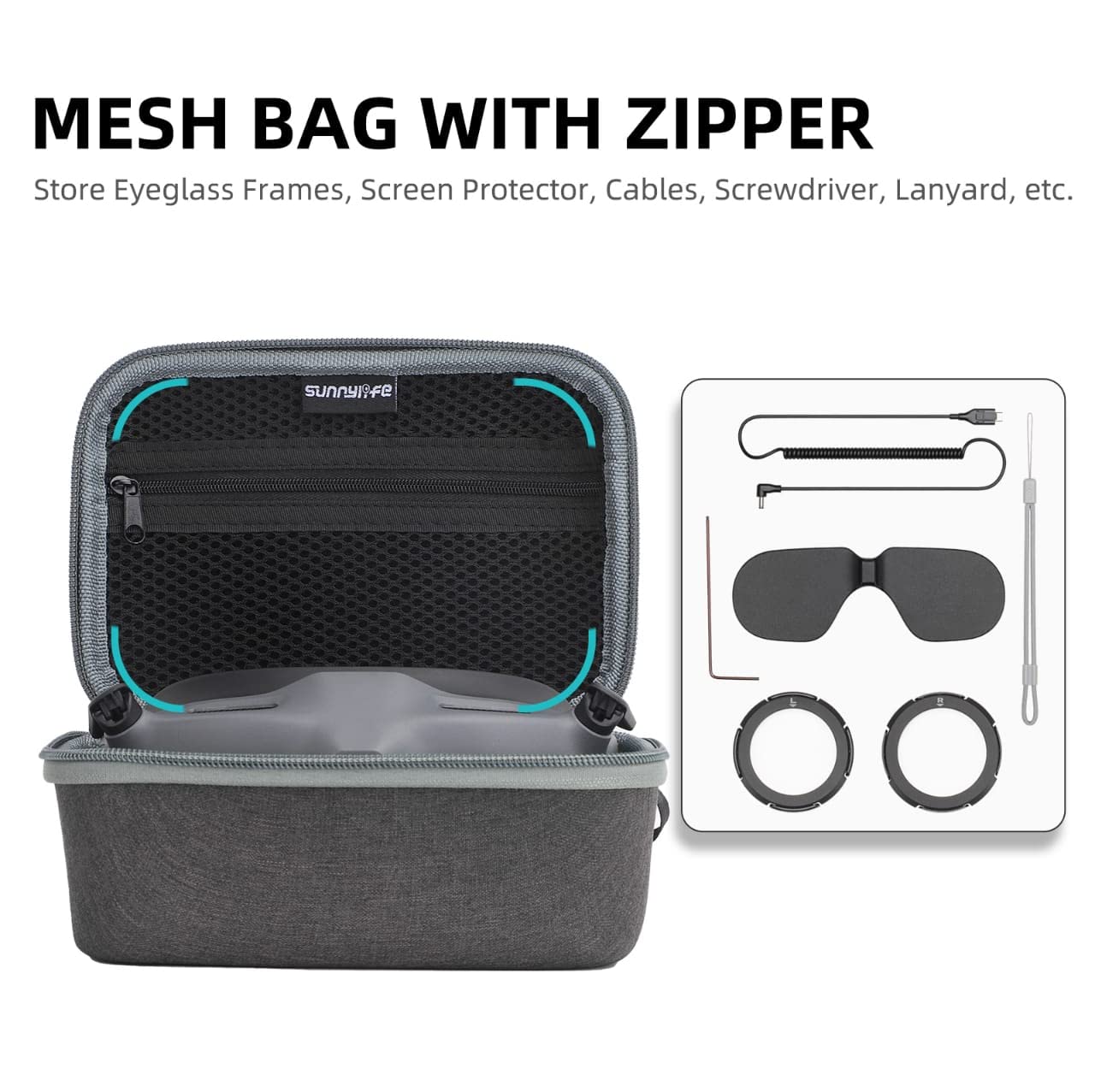 Google Case for DJI Avata/FPV Google V2 Mini Travel Carrying Bag GetZget