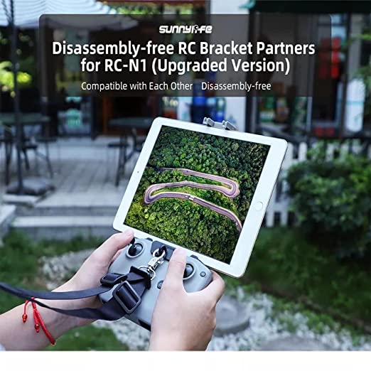 Foldable Tablet Holder With Lanyard Neck Strap For DJI Mini 2/Air 2/Air 2s / Mavic 3 /Neo N1RC Remote Controller