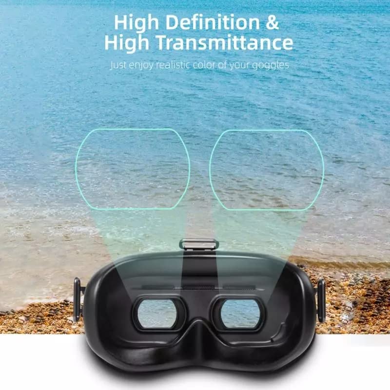 Tempered Glass Scratch Guard for DJI FPV Goggles V2 (view 8)