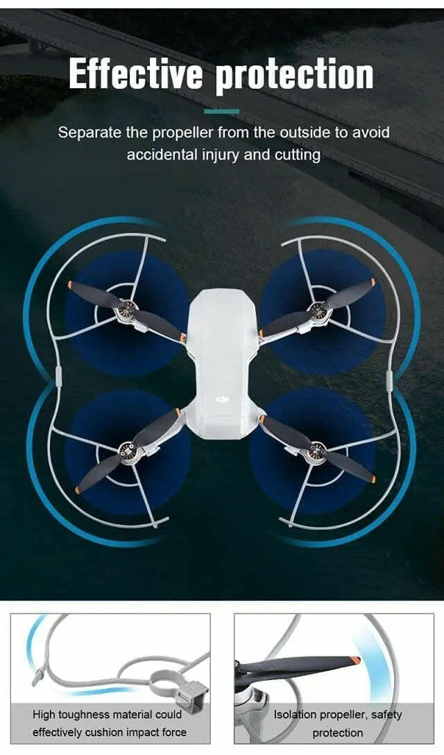 Lightweight Propeller Guard for DJI Mavic Mini, Mini 2, Mini SE, Mini 4K (view 3)