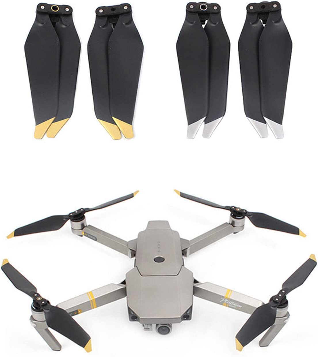 Original Low-Noise Propellers for DJI Mavic Pro (2 Pairs, Full Set) (view 4)