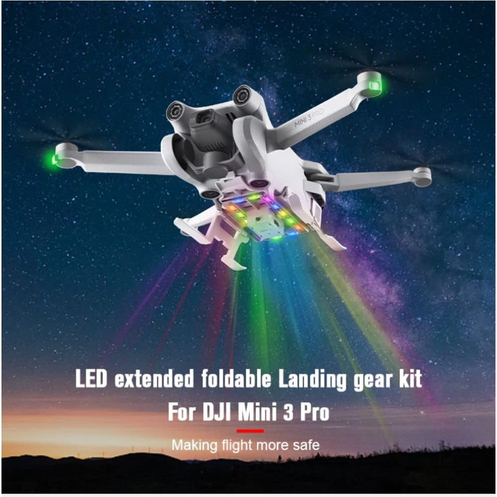 Led Height Extender for DJI Mini 3 Pro Night Fly Led Landing Gear Accessories GetZget