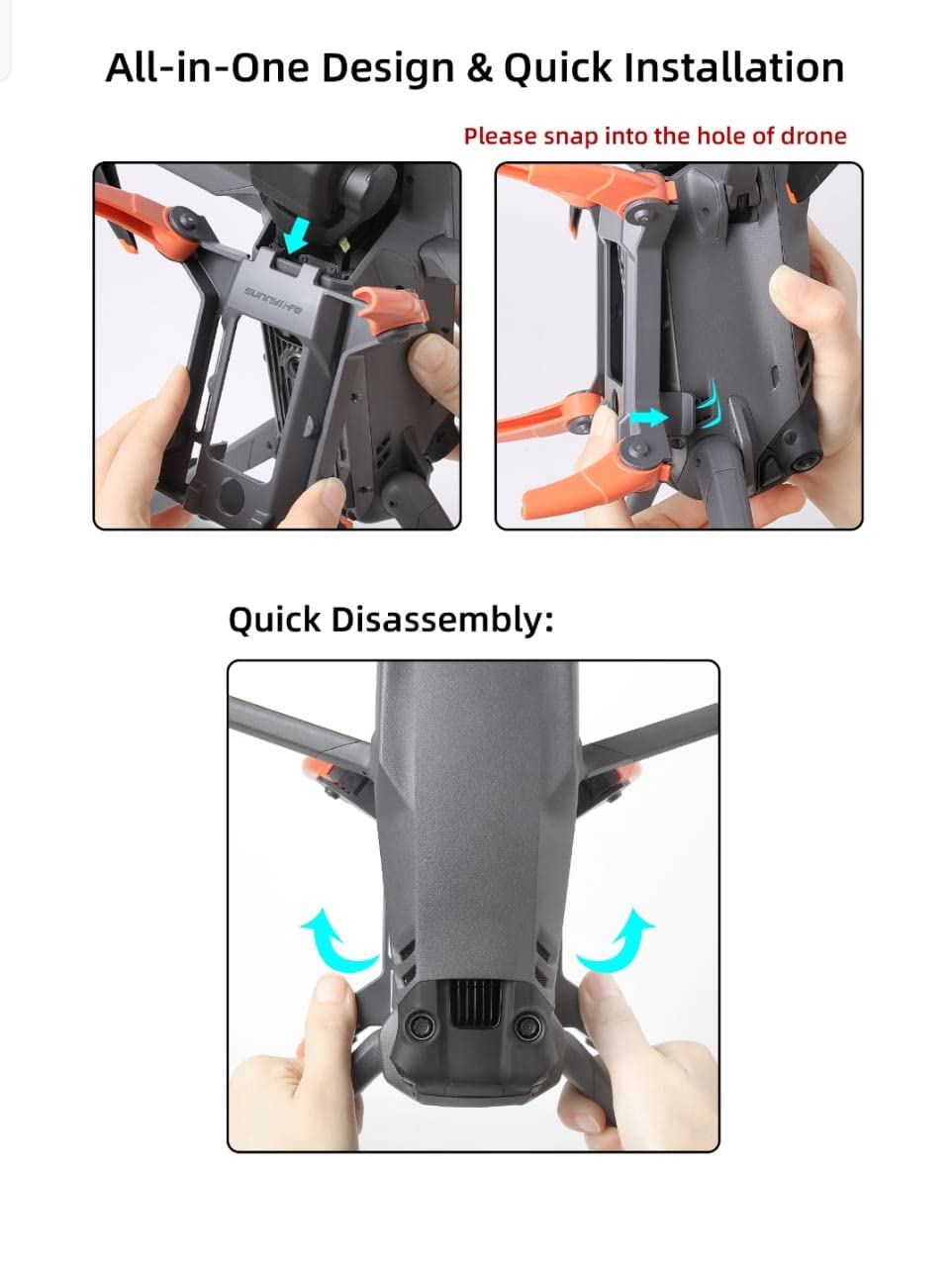 Height Extender For DJI Mavic 3 and Classic Landing Gear Accessories GetZget