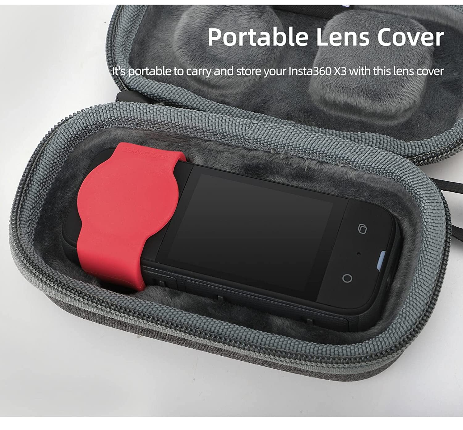 Silicone Cover for Camera Lens Compatible with Insta360 One X3 Lens Protective Accessories GetZget