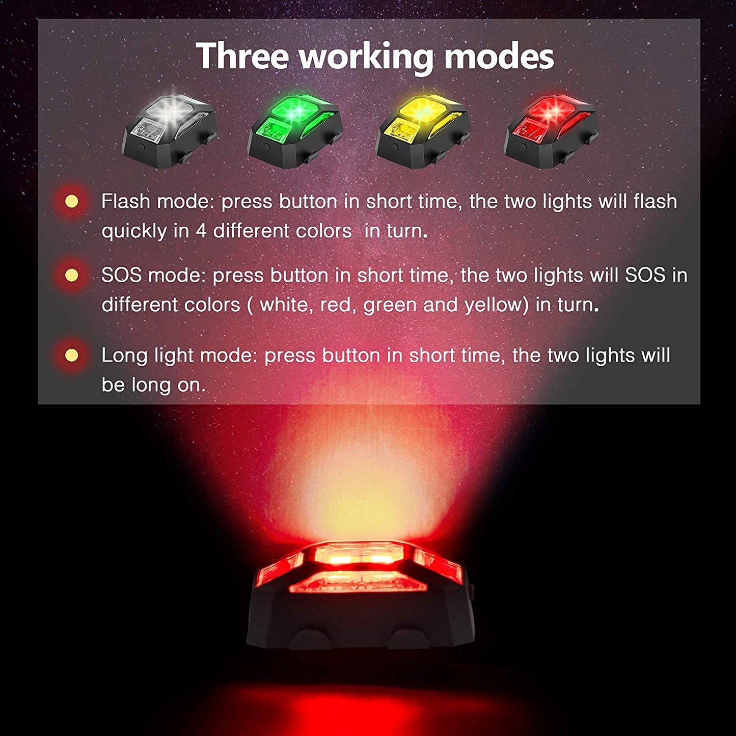 Strobe Light For Dji Mini 3 Pro/ Mavic Mini/ Mini 2/ Fpv/ Air 2 & Air 2/ Mavic 3/ Mavic 3 Classic /Neo GetZget