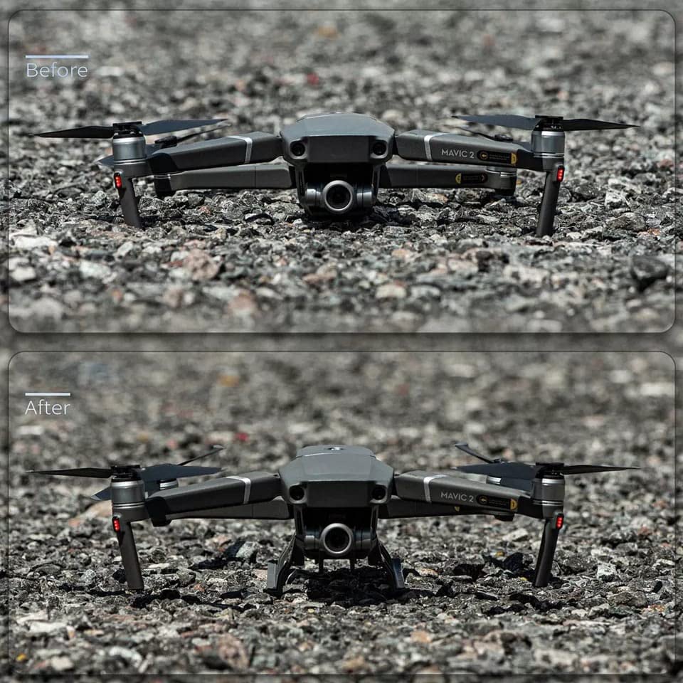 Height Extender for DJI Mavic 2 Pro/Mavic 2 Zoom Foldable Landing Gear Leg Accessories GetZget