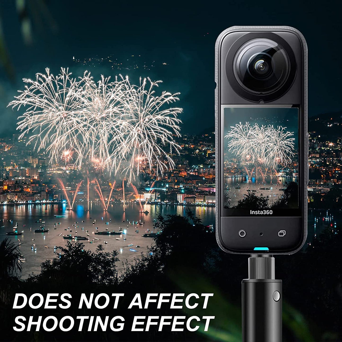 Combo Tempered Glass for Insta360 One X3 Screen Glass & Lens Protector Cover Cap Accessories GetZget