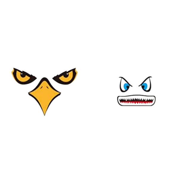 Bird Attack Prevention Stickers for DJI Air 3S and Mini 3 Pro (1 Pair)