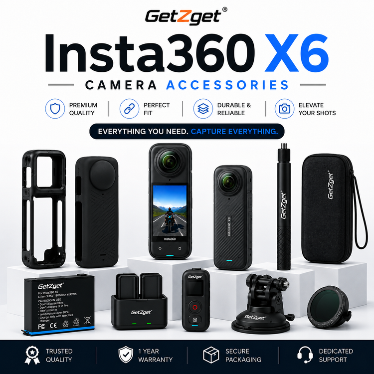 insta360 X6 Accessories by getzget in India