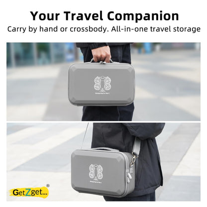 GetZget® Bag for DJI Neo 2 & Accessories Compact Travel Protection PU Case (Neo 2 Combo Bag)