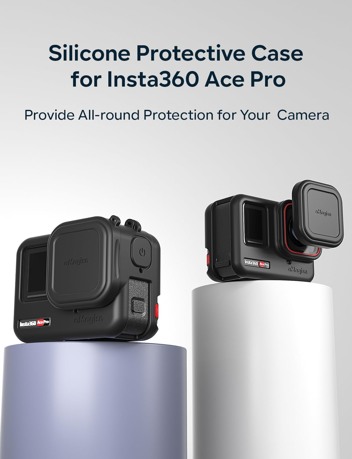  Insta360 Ace Pro Silicone Case with Silicone Lens Cap Accessories 