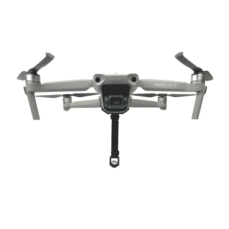 GetZget® Action Camera Holder Mount For DJI Air 2/ 2s Drone – External GoPro/DJI / Insta360 Camera Bracket Adapter for Aerial Filming, Secure Stable Fit, Drone Accessories