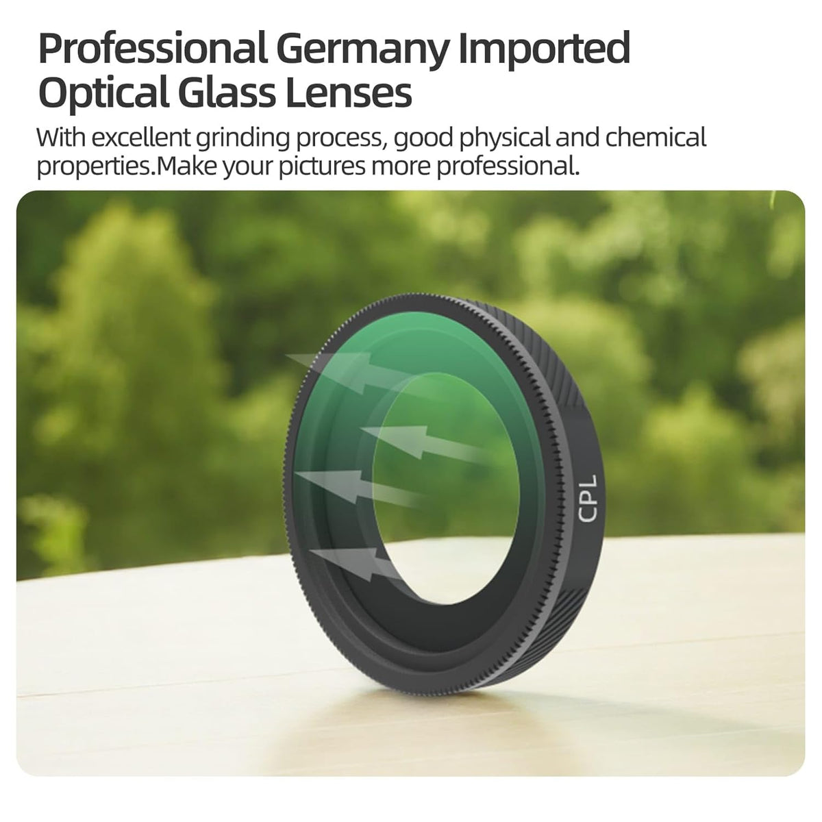 6-in-1 ND Filter Set for Insta360 GO Ultra (Multi-Coated German Glass) (view 4)