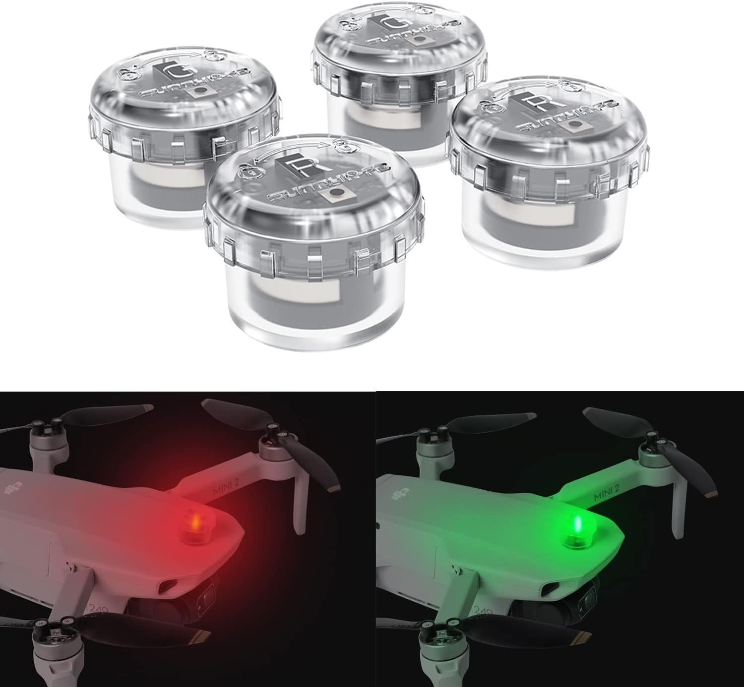 Drone Strobe Lights, Anti Collision Light for Drone Night Flying (4 Piece)