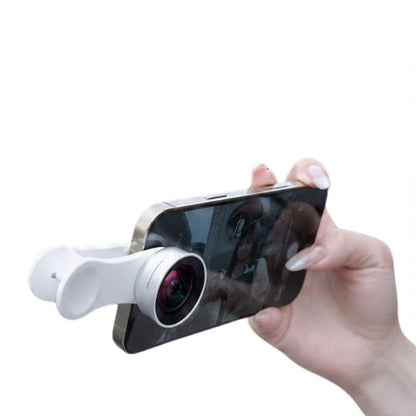 Selfie Wide Angle Lens for Smartphones, Universal Clip-On Camera Lens with Holder Clip