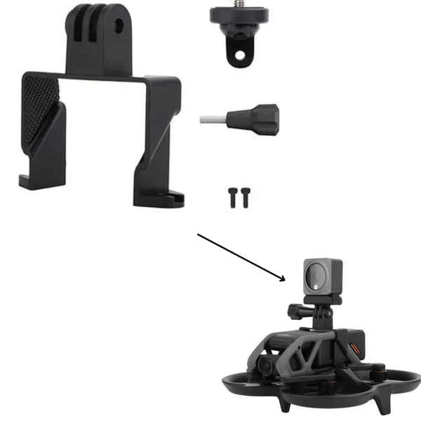Action Camera Holder for DJI Avata (Insta360, GoPro, Osmo Pocket, Lights)