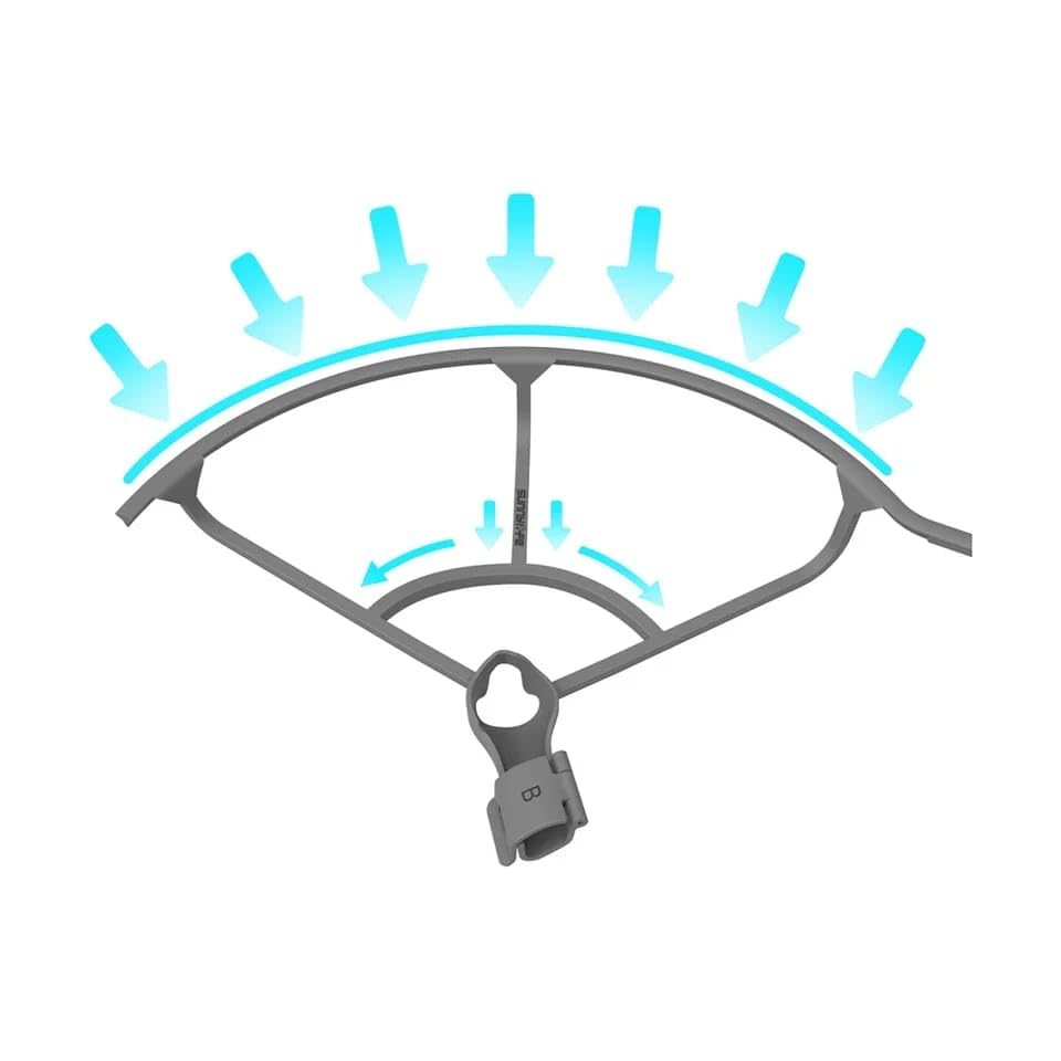 Integrated Propeller Guard for DJI Air 3 / 3S with Wing Scratch Protection (view 5)