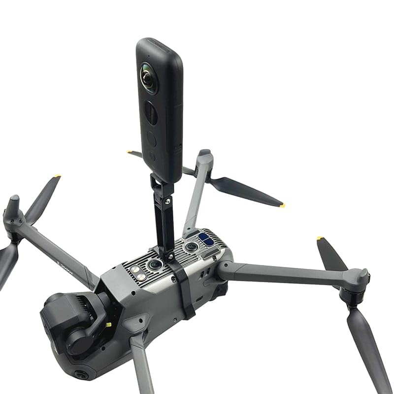 GetZget Action Camera Holder Mount For DJI Mavic 3/ Classic/Pro Drone – External GoPro/DJI / Insta360 Camera Bracket Adapter for Aerial Filming