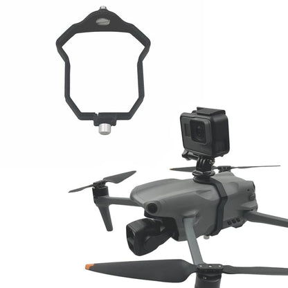 Action Camera Holder Mount For DJI Air 3/ 3S Drone – External GoPro/DJI / Insta360 Camera Bracket Adapter for Aerial Filming