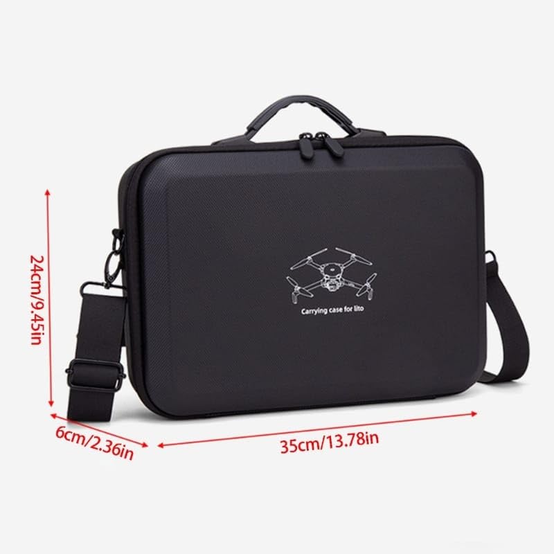 Compact Carrying Case for DJI Lito X1 Combo (Black)