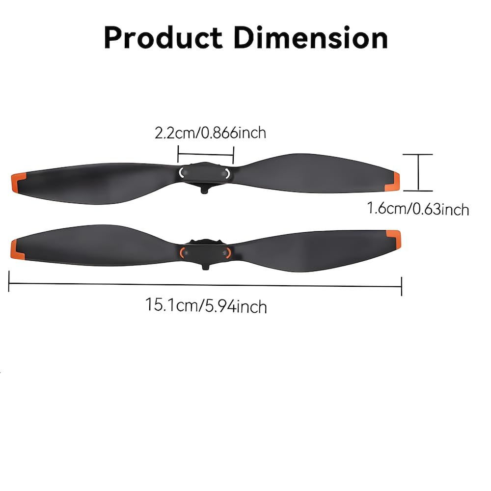 DJI Mini 5 Pro Drone Replacement Quick Release Propeller set (4 Piece)