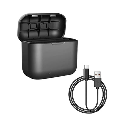 Insta360 one X3 Portable 2 Channel Battery Fast Charger with Micro SD Card Slots Charging Hub