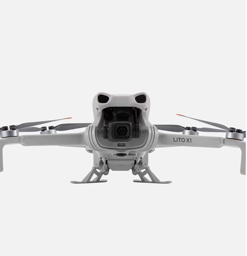 Startrc Landing Gear for DJI LITO X1 Accessories Extended Landing Protector Height Extended Foldable, Quick Release