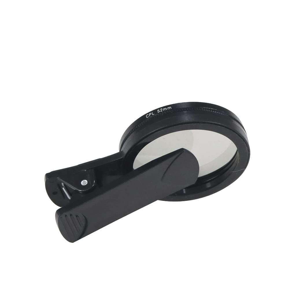 52mm Universal Lens Clip for  Iphone &amp; Android phone can Attach ND,UV,CPL Filters Adapter Ring 