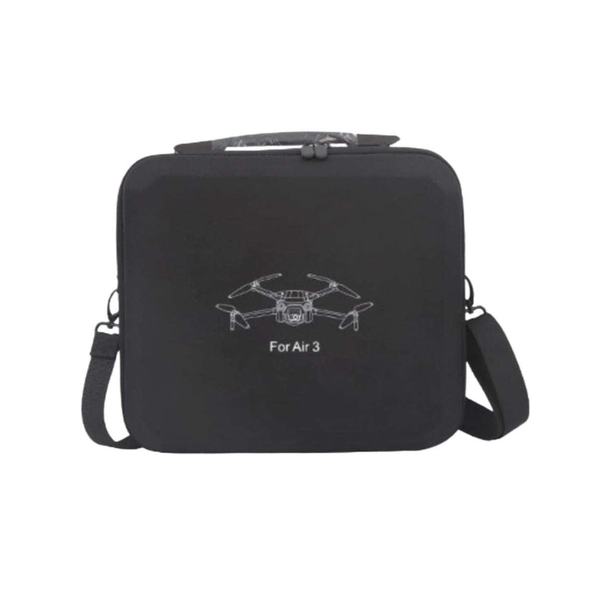 PU Hard Travel Suitcase for DJI Air 3 / 3S (Black)