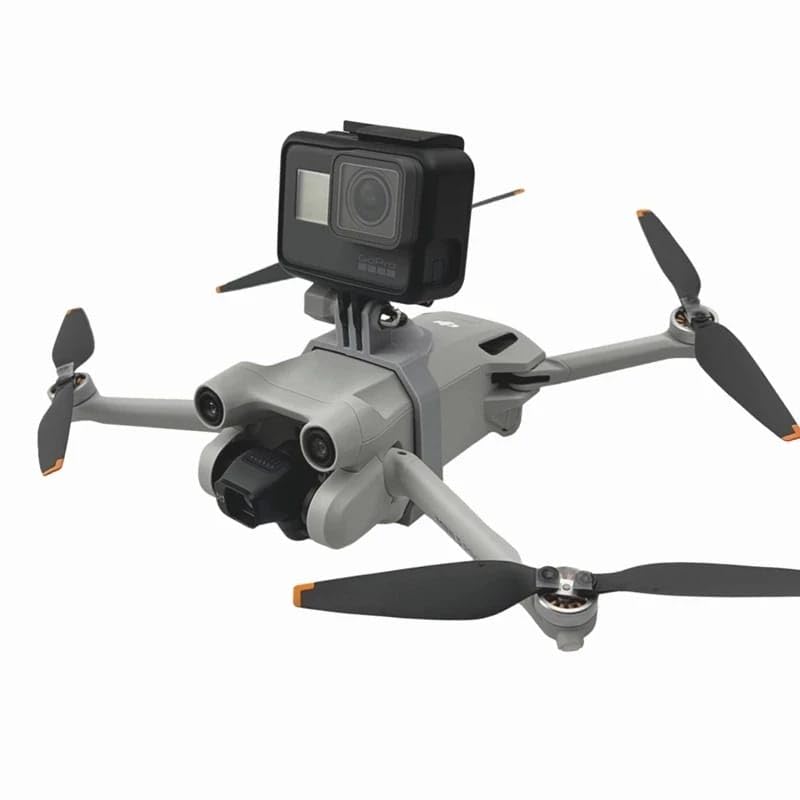 GetZget® Action Camera Mount For DJI mini 3/ 3pro, Insta 360, Go pro, DJI Action Camera Holder Accessories