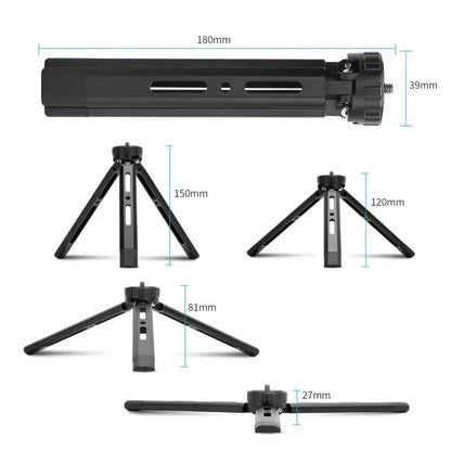  Aluminium Universal 4 Stop Height Adjustable Tripod 