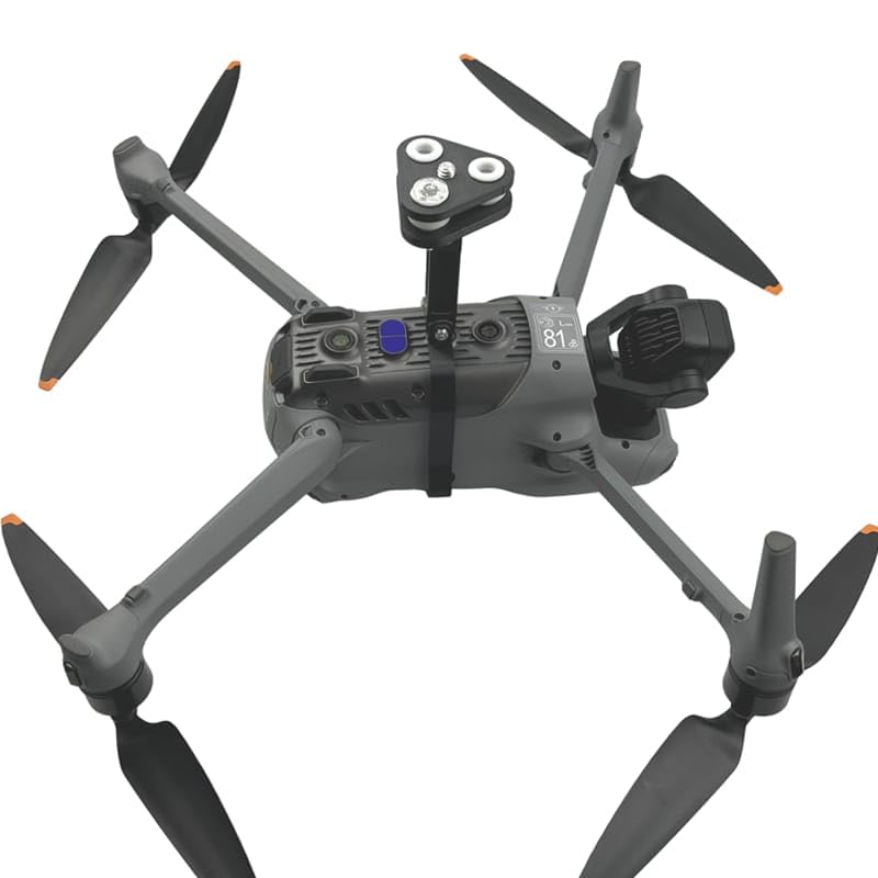 Action Camera Holder Mount For DJI Air 3/ 3S Drone – External GoPro/DJI / Insta360 Camera Bracket Adapter for Aerial Filming