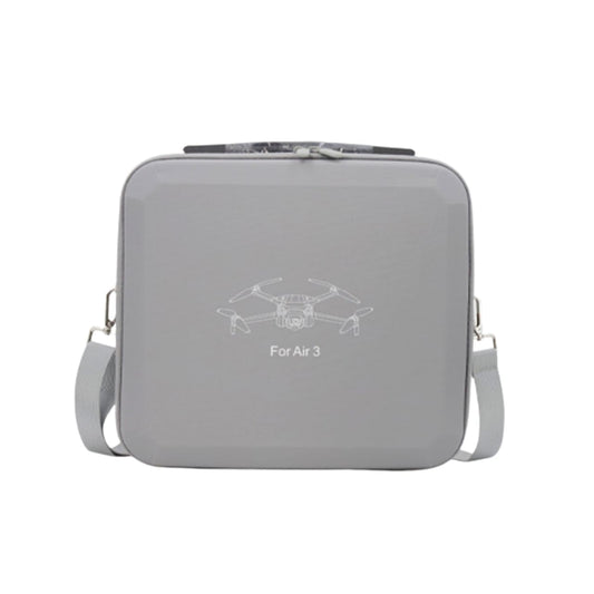 Carrying case Bag for DJI Mavic Air 3 & 3S Accessories PU Hard Travel Luggage Suitcase Bag (Grey)