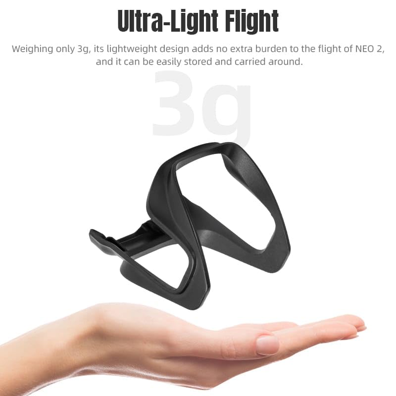 GetZget® Lens Sun Hood for DJI Neo 2 Gimbal Camera Crash Protector & Sun Shade Protection Accessories (Black)
