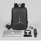 Laptop Carrying Case Bag Multipurpose Fashion Hard Case Backpack for School/College/Office With USB & Type-C Charging Port & Number Lock
