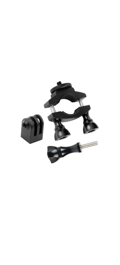 Aluminum Camera Bike Mount for Bicycle/Motorcycle For insta360 X3/ X4/ X5, GoPro, DJI Osmo 360, Pocket 3 Action Camera with 1/4 Screw Adapter (Bike Bracket + Screw Mount)