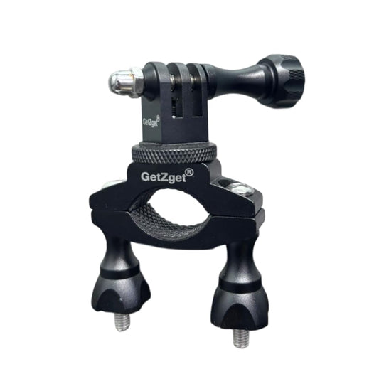 Aluminum Camera Bike Mount for Bicycle/Motorcycle For insta360 X3/ X4/ X5, GoPro, DJI Osmo 360, Pocket 3 Action Camera with 1/4 Screw Adapter (Bike Bracket + Screw Mount)