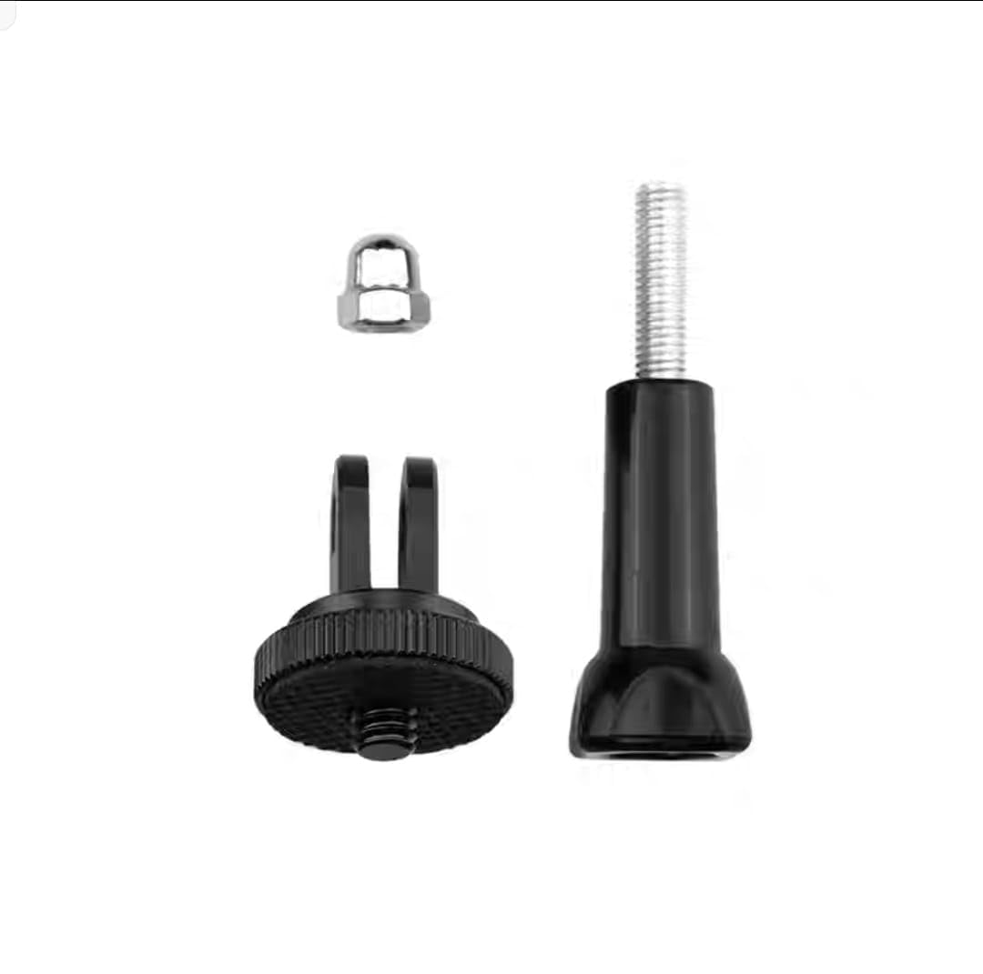 1/4 Screw Mount Adapter for Insta360 X5/X4/X3, DJI Osmo 360, Pocket 3 (Red) (view 4)