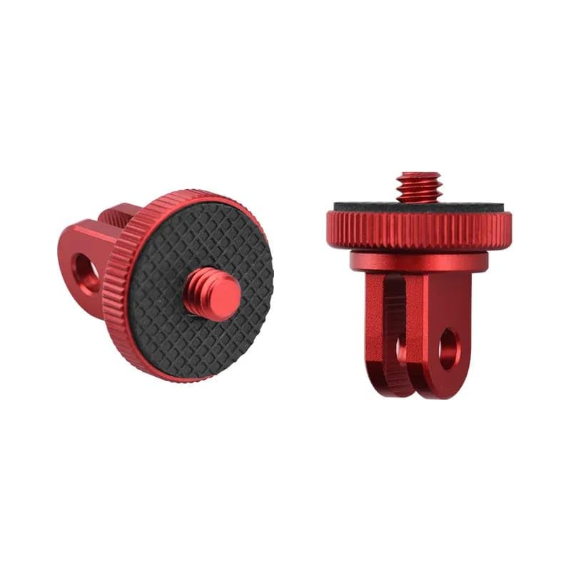 1/4 Screw Mount Adapter for Insta360 X5/X4/X3, DJI Osmo 360, Pocket 3 (Red) (view 6)