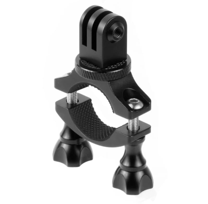 Aluminum Camera Bike Mount for Bicycle/Motorcycle For insta360 X3/ X4/ X5, GoPro, DJI Osmo 360, Pocket 3 Action Camera with 1/4 Screw Adapter (Bike Bracket + Screw Mount)