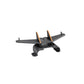 Getzget Flight Tail Wing For DJI AVATA 2 Drone, Anti-Release Buckle Snap-On Battery Fin Fixed Stabilizer Part 