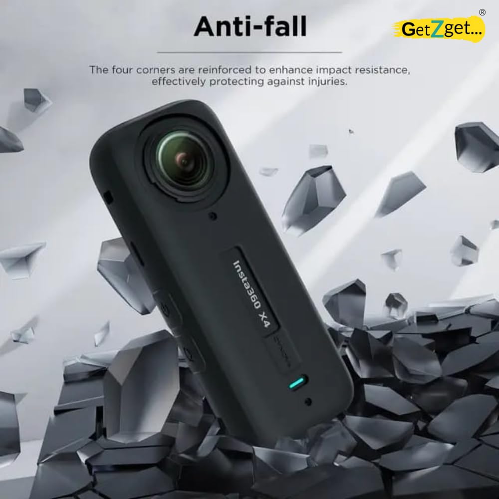 Silicone Protective Cover for Insta360 One X4 Camera (view 3)